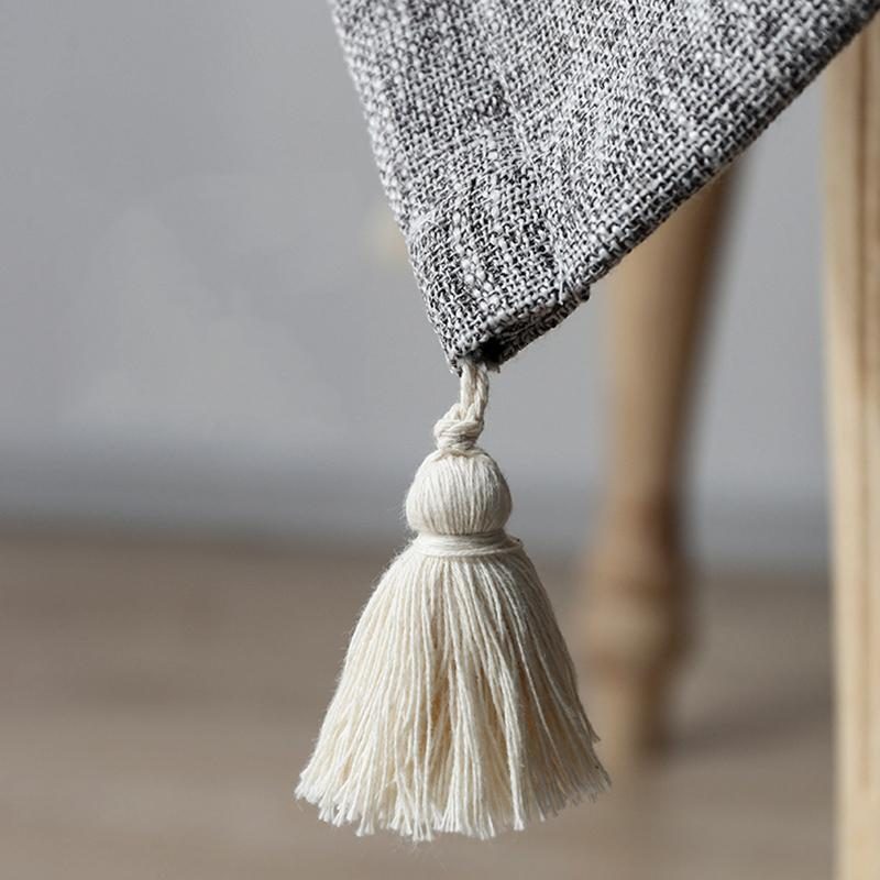 Wohnzimmer-accessoires Im Japanischen Stil Baumwoll-leinen-tischdecke