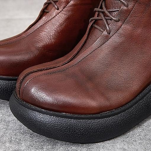 Bequeme Herbststiefel Mit Dickem Boden