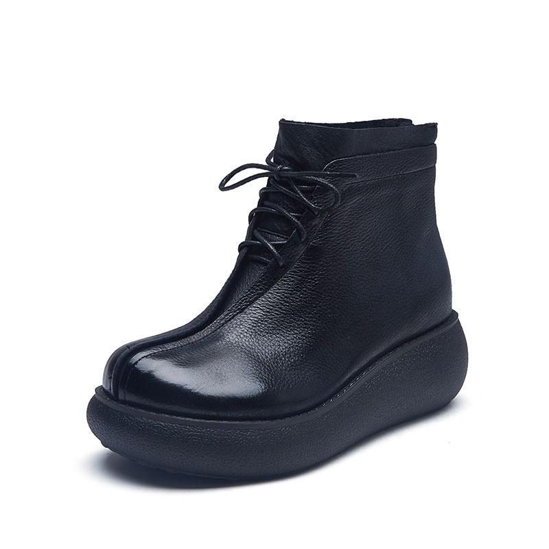 Bequeme Herbststiefel Mit Dickem Boden