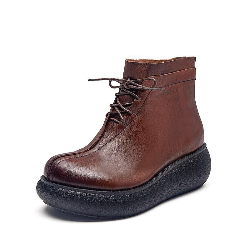 Bequeme Herbststiefel Mit Dickem Boden