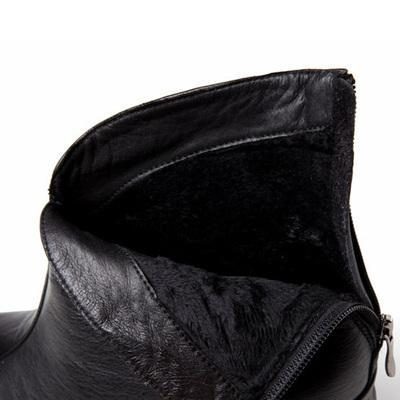 Bequeme Herbststiefel Mit Dickem Boden