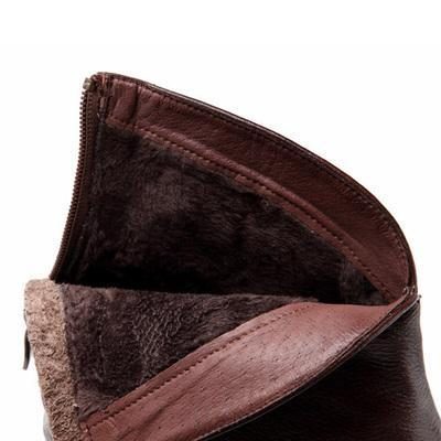 Bequeme Herbststiefel Mit Dickem Boden