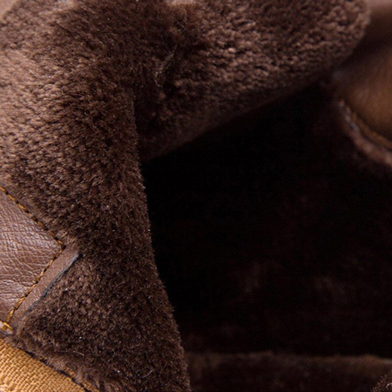 Herbst-winter-beiläufige Flache Leder-damenstiefel
