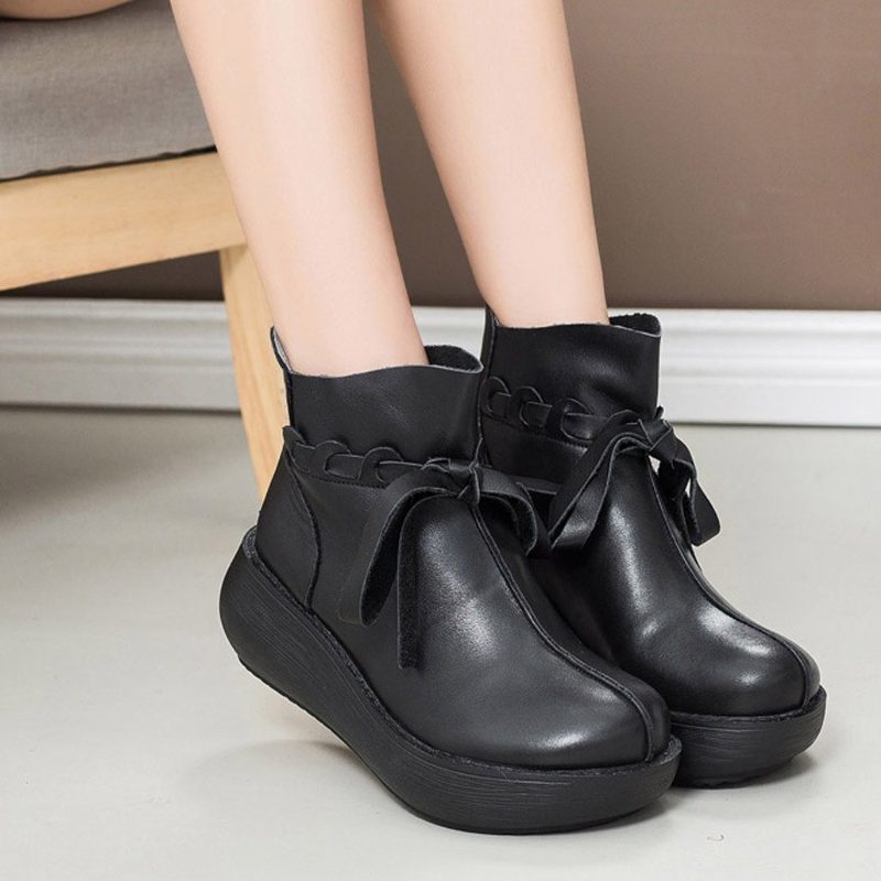 Herbst-winter-keil-ethno-damen-rretro-stiefel