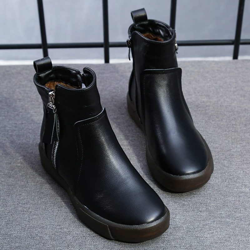 Martin-lederstiefel Im Britischen Stil