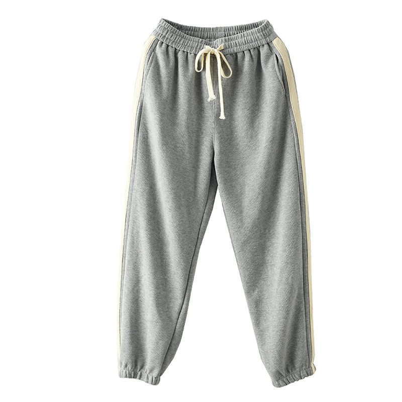 Frauen-art Und Weiselose Beiläufige Elastische Baumwollsportkleidungs-hosen