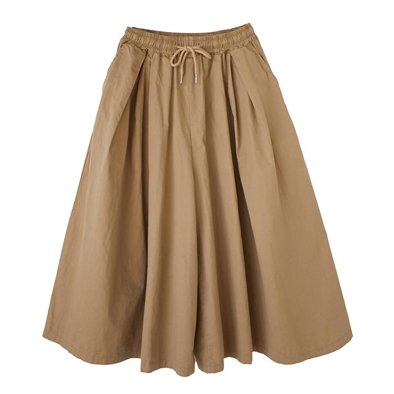 Lässige Sommerhose Mit Weitem Bein