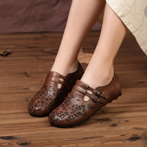 Spring Flat Retro Buckle Casual Sandalen 34-40