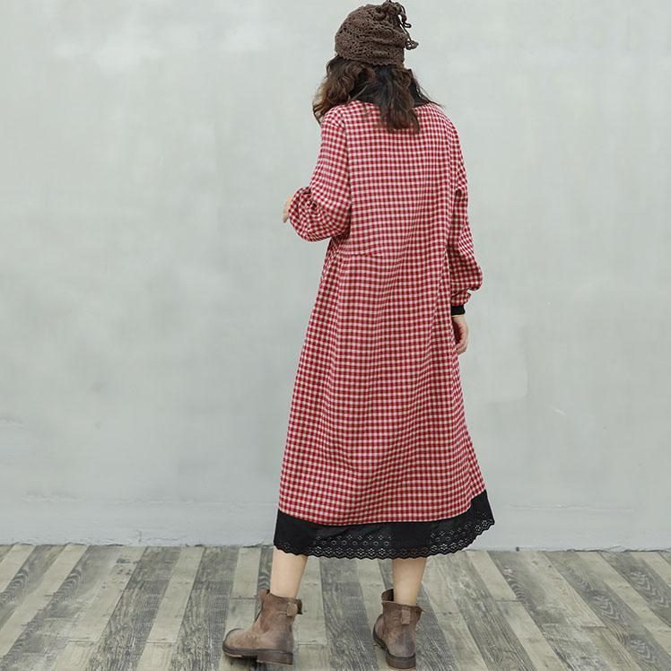 Plus Samt-roben-spitzen-winterkleid