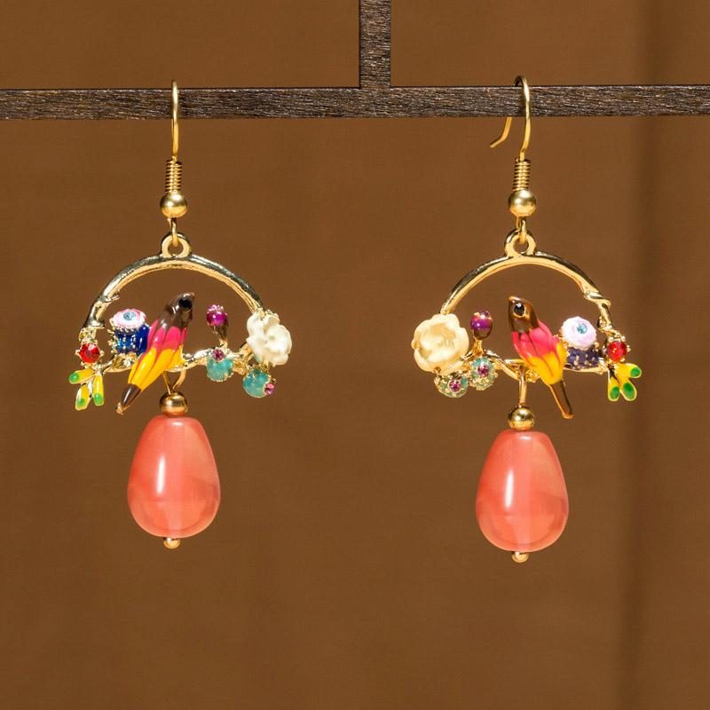 Chinesische Alte Ethnische Schmuck-retro-ohrringe